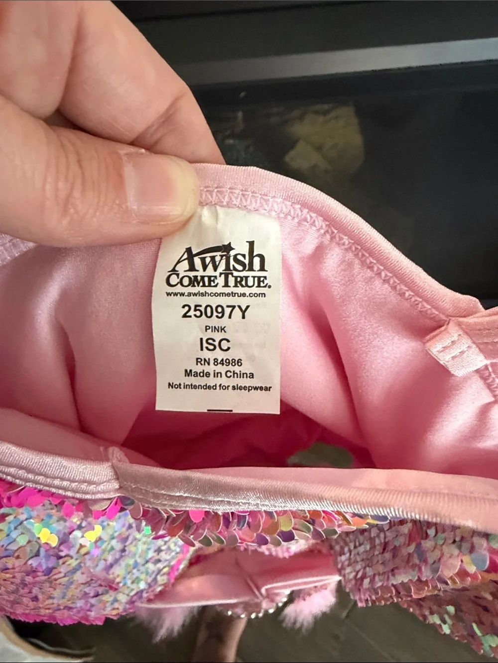 A Wish Come True Candy Pink Flip Sequin Dance Costume 25097Y Pink
